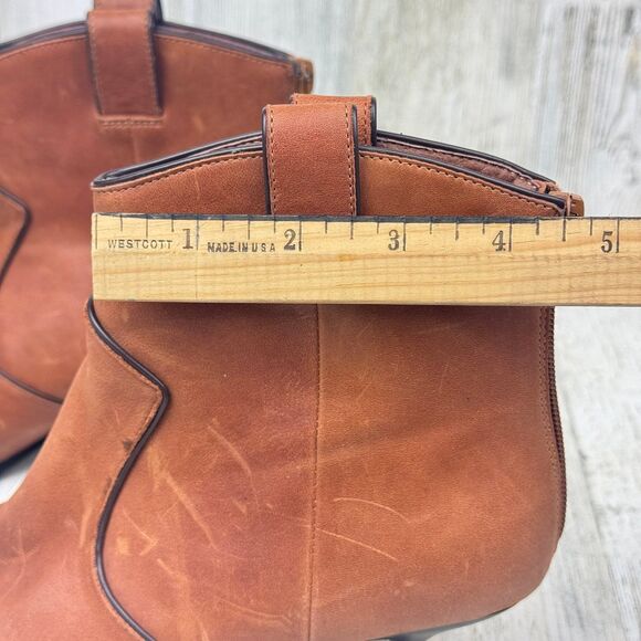 Jeffrey Campbell Zhenya Pointed Toe Western Boot Tan size 6. - Picture 10 of 12